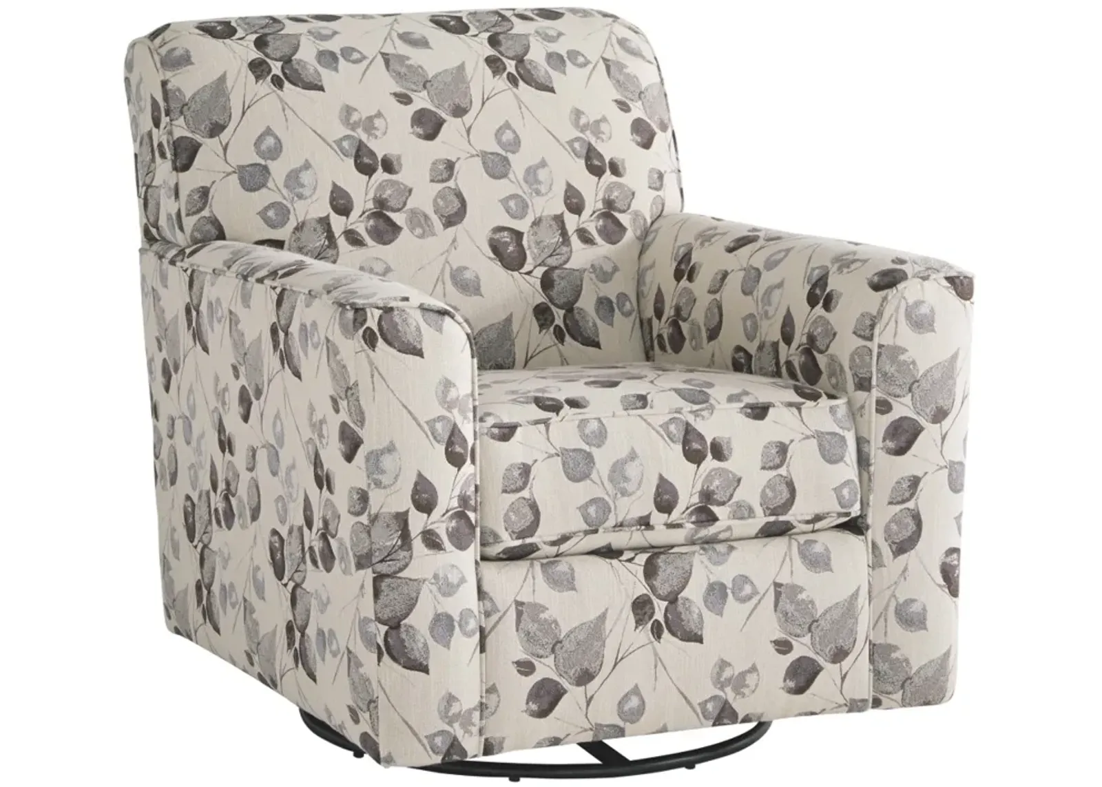 Benchcraft® Abney Platinum Swivel Accent Chair