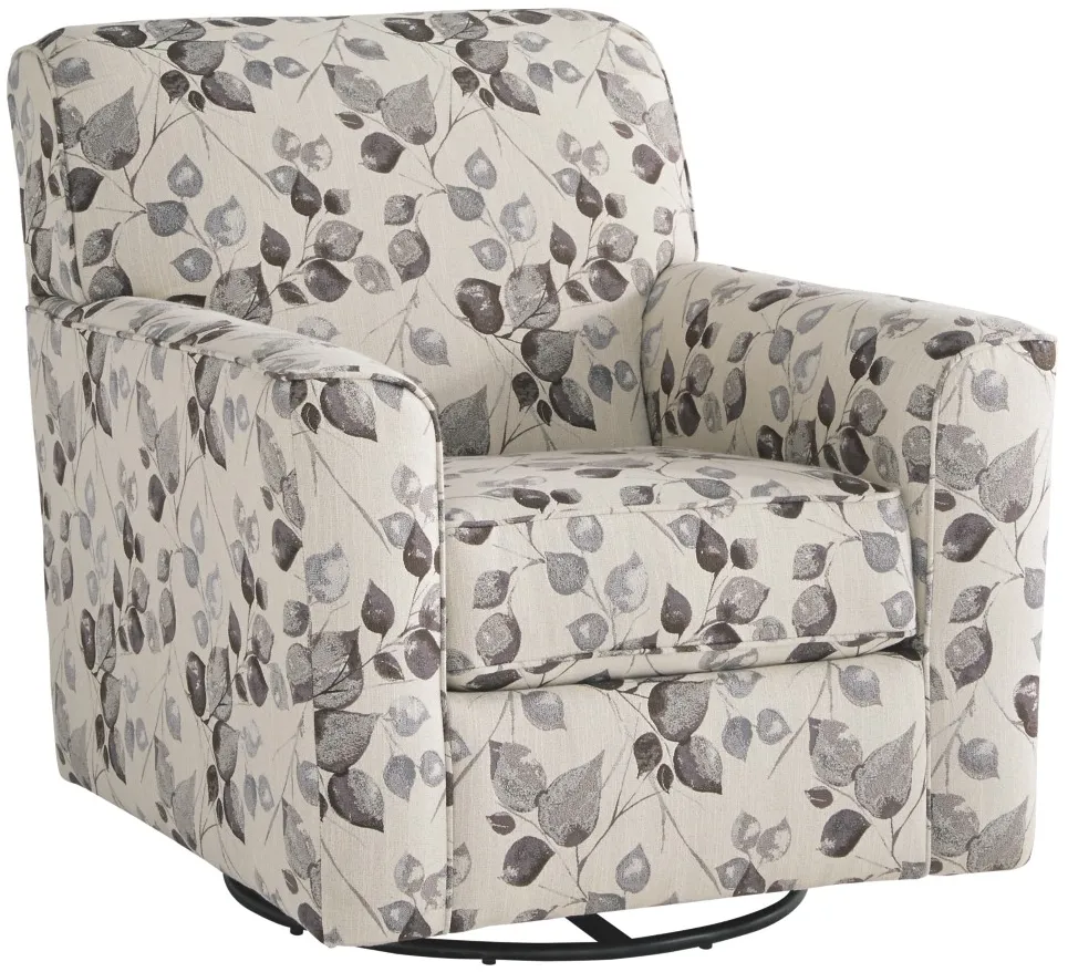 Benchcraft® Abney Platinum Swivel Accent Chair