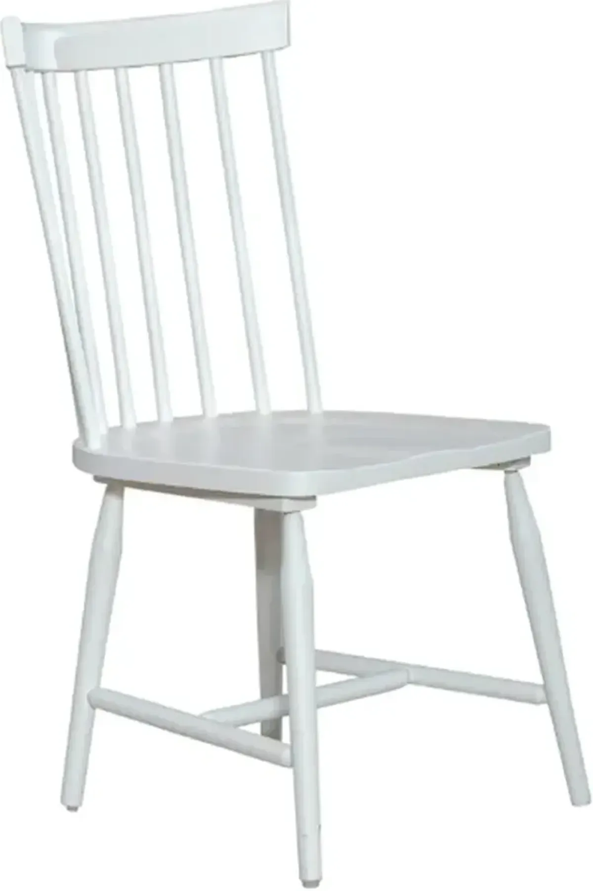 Liberty Furniture Palmetto Heights Two-Tone Shell White Spindle Back Side Chair