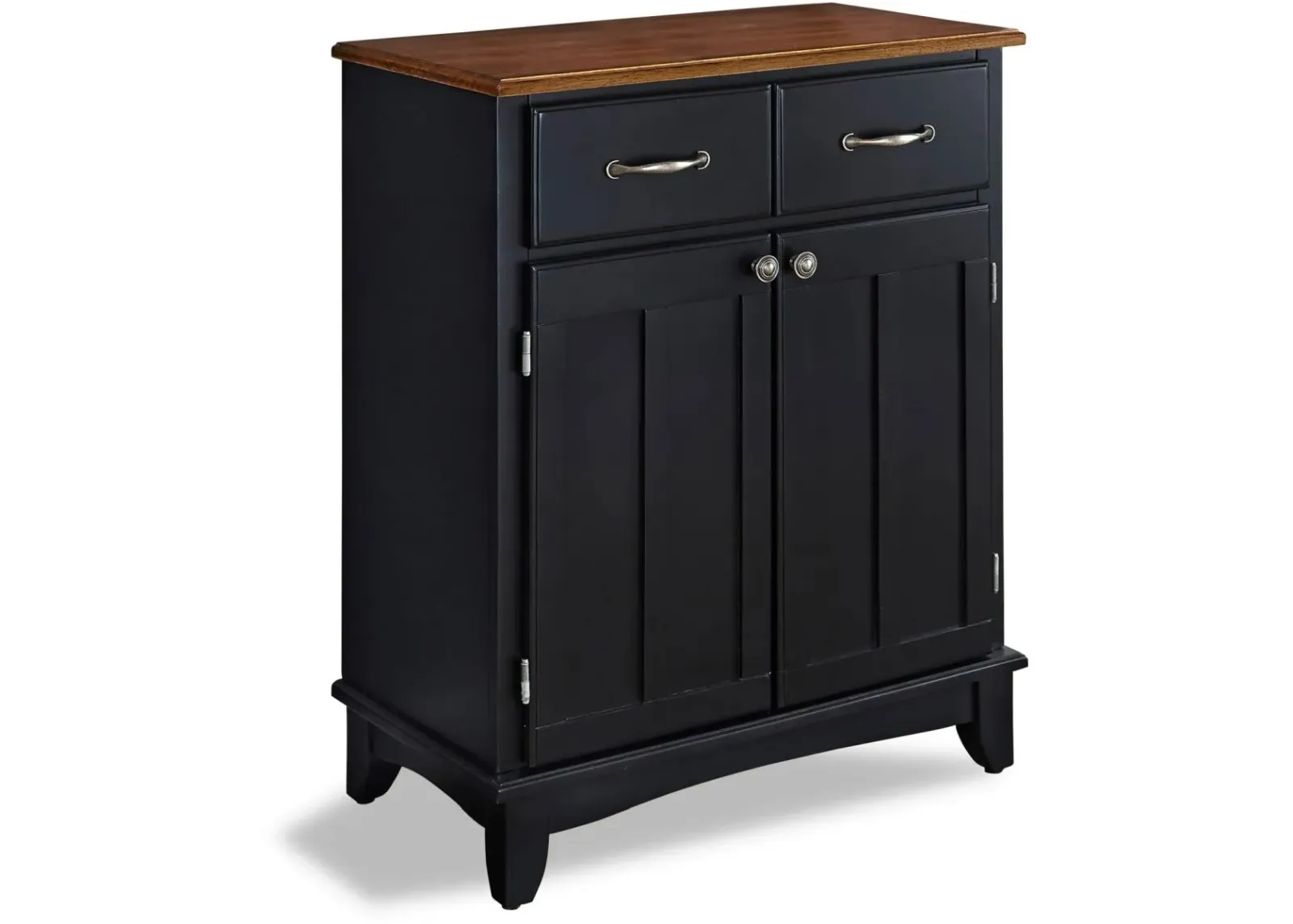 homestyles® Buffet Of Buffets Black/Cottage Oak Server