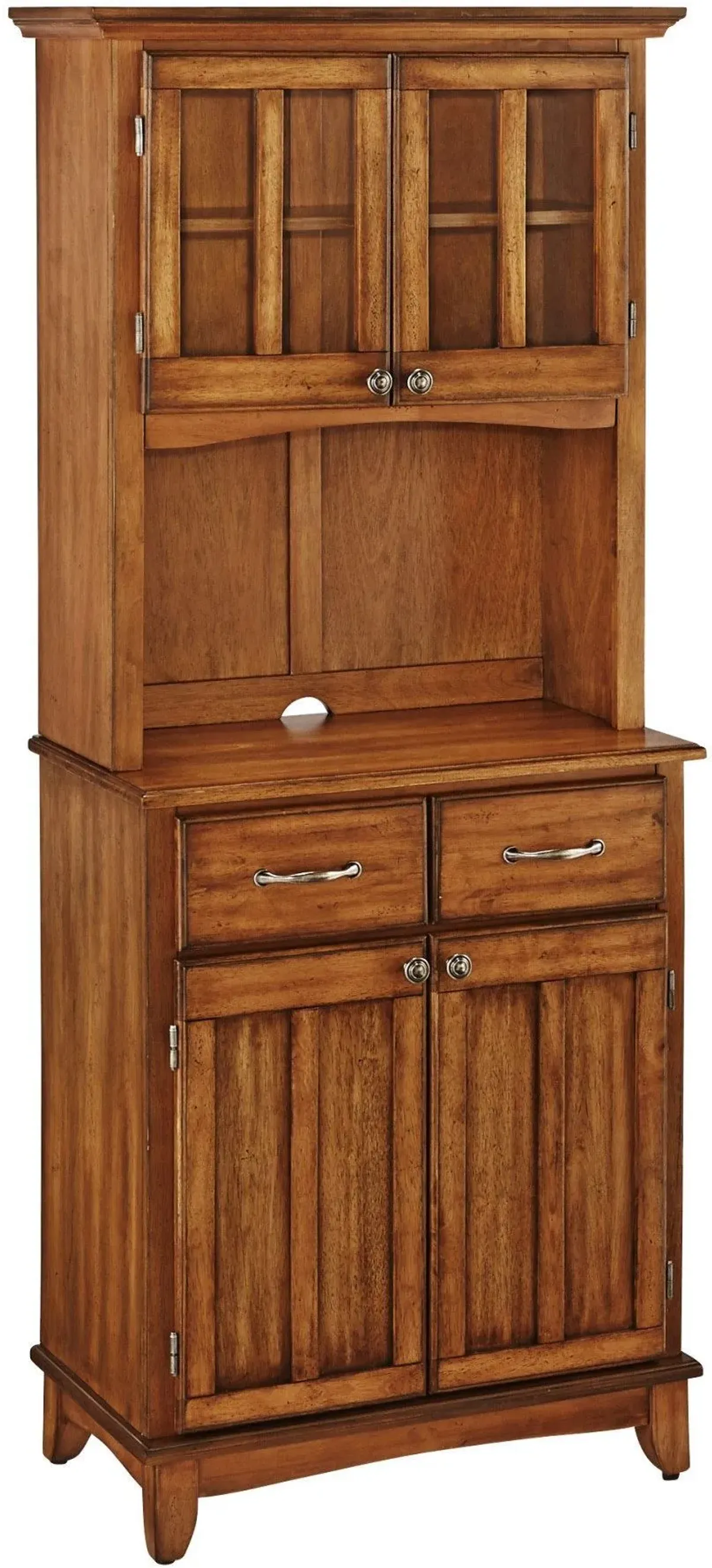 homestyles® Buffet Of Buffets Cottage Oak Server with Hutch