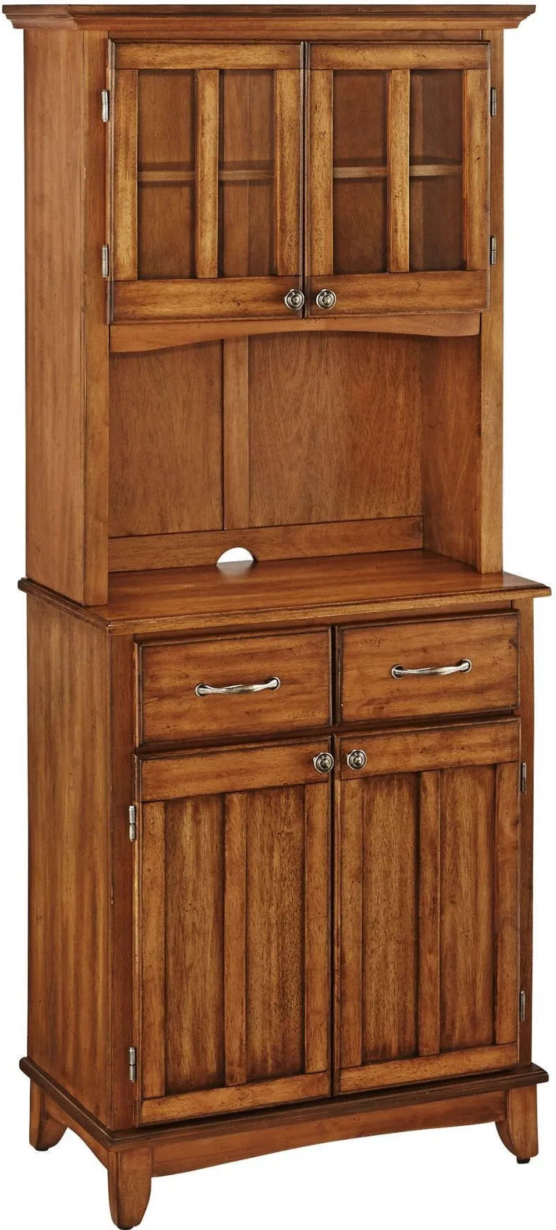 homestyles® Buffet Of Buffets Cottage Oak Server with Hutch