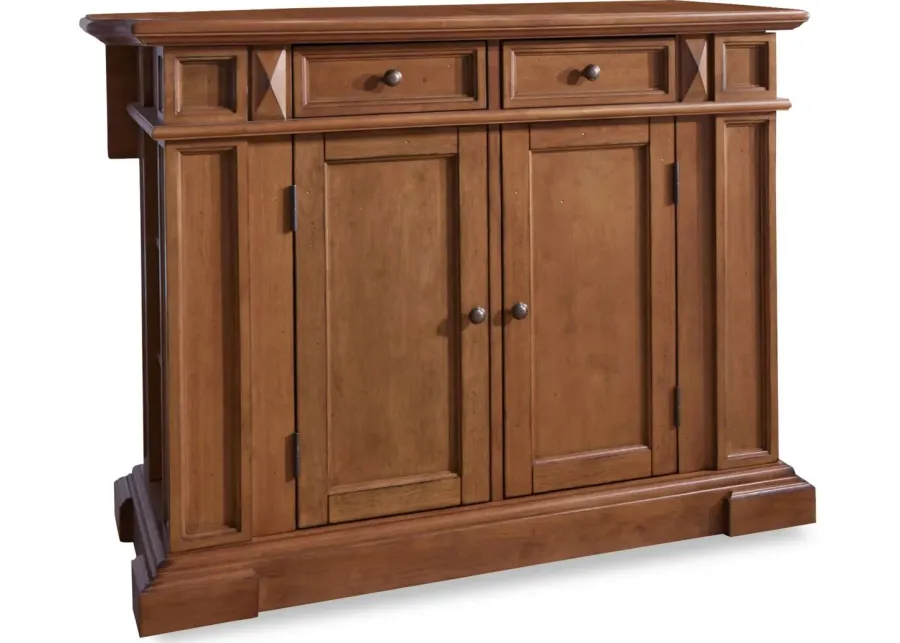 homestyles® Americana Brown Kitchen Island