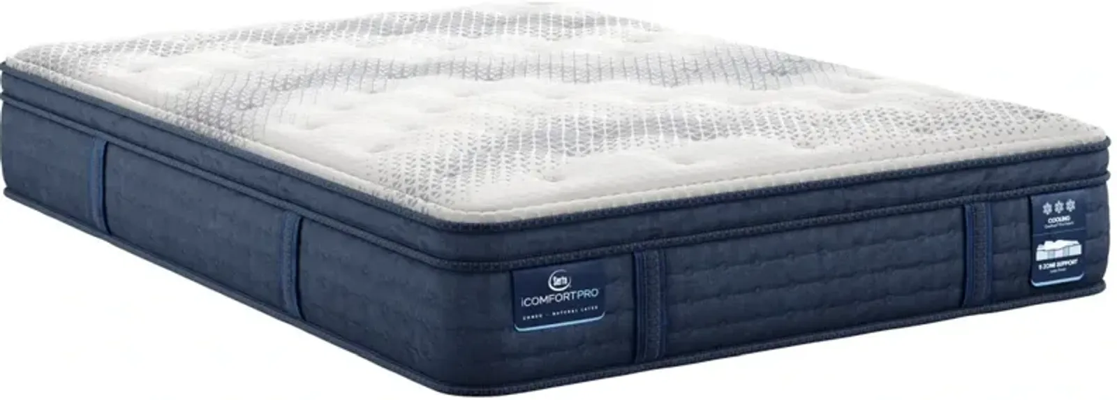 Serta® iCOMFORTPRO Dartmouth 15" Latex Plush Pillow Top Queen Mattress