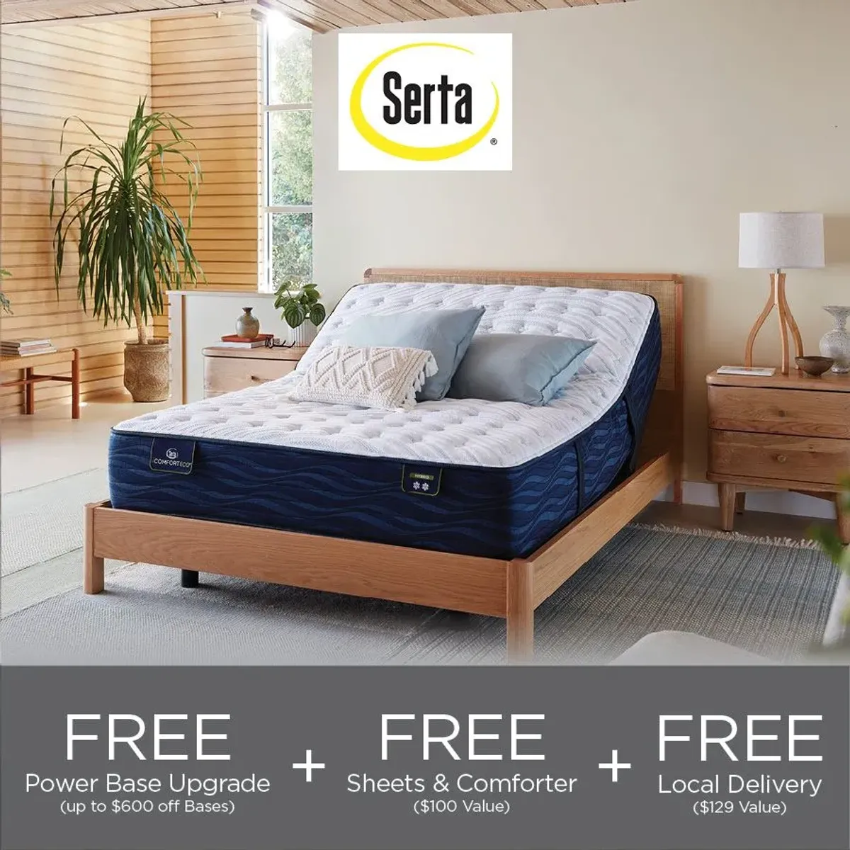 Serta® iComfort ECO 10.5" Hybrid Quilted Extra Firm Tight Top Queen Mattress