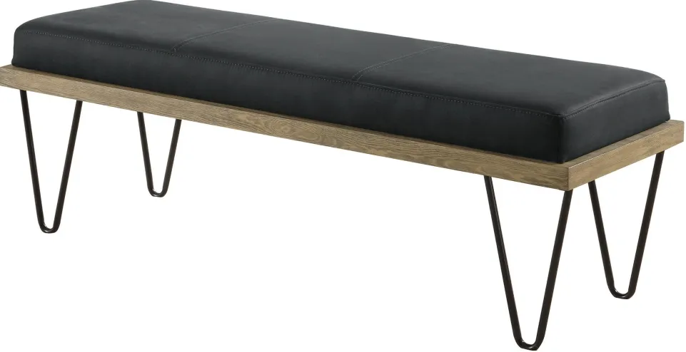 Coaster® Chad Black Bench