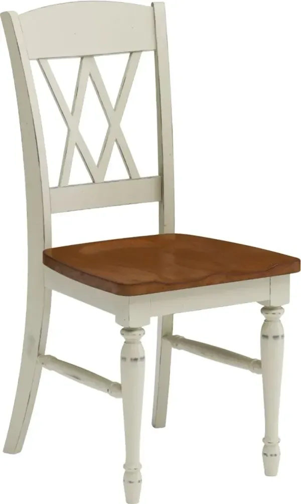 homestyles® Monarch 2-Piece Off-White Chairs