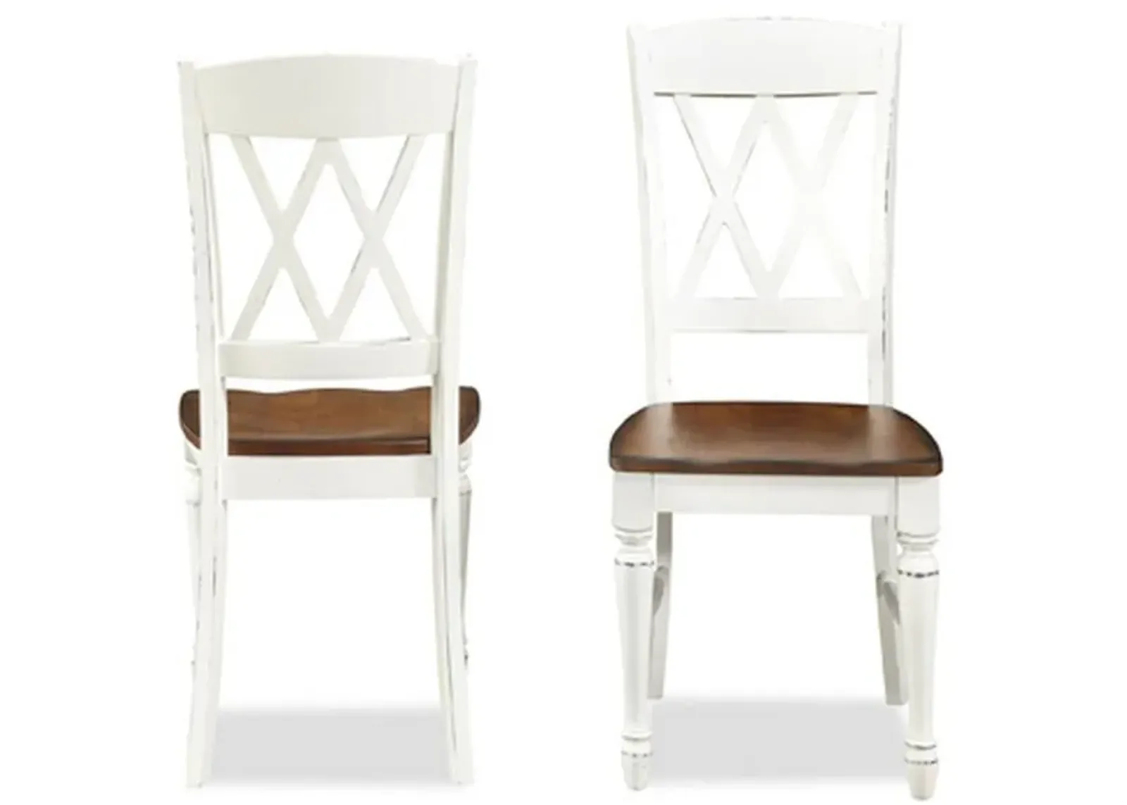 homestyles® Monarch 2-Piece Off-White Chairs