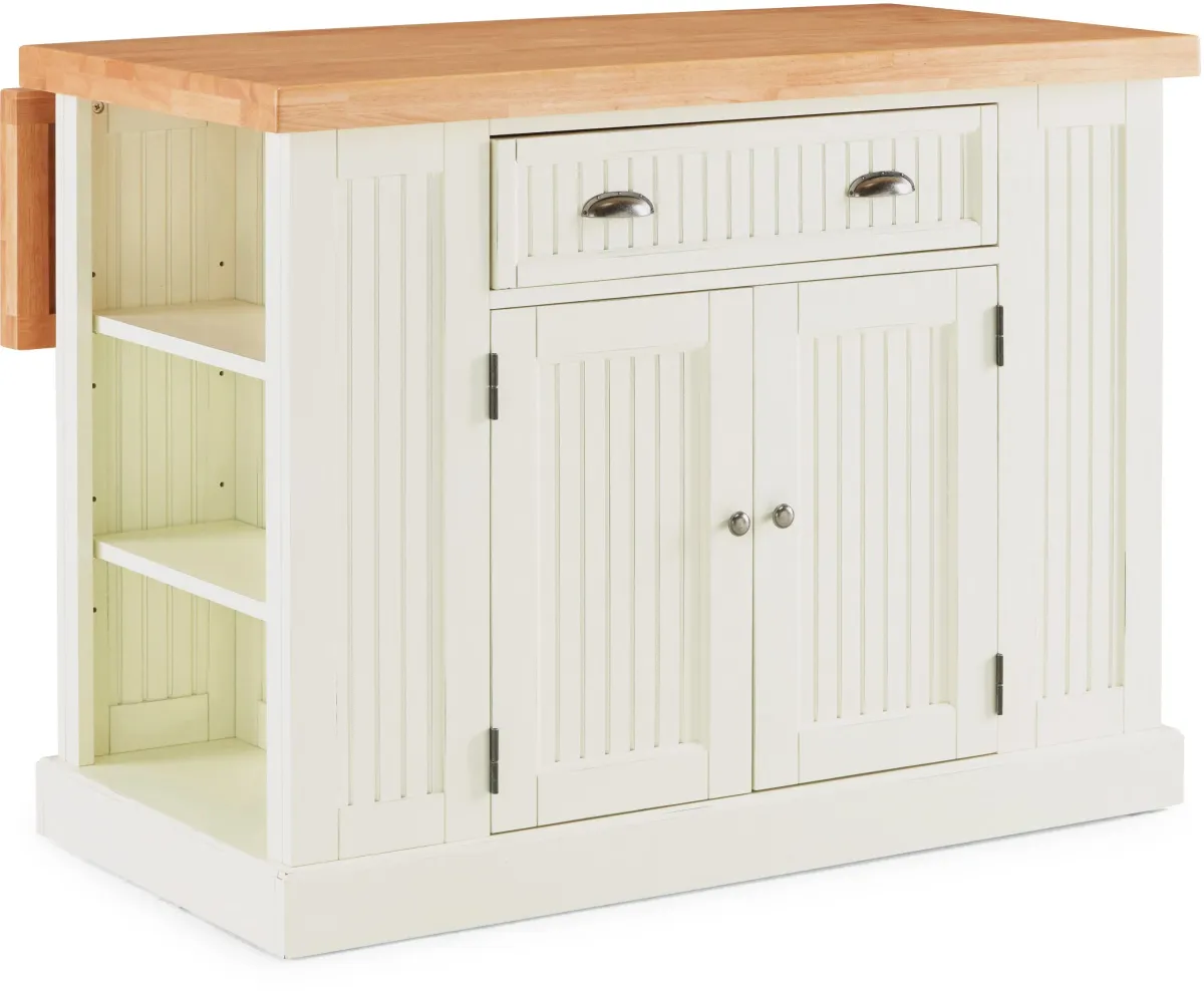 homestyles® Nantucket White Kitchen Island