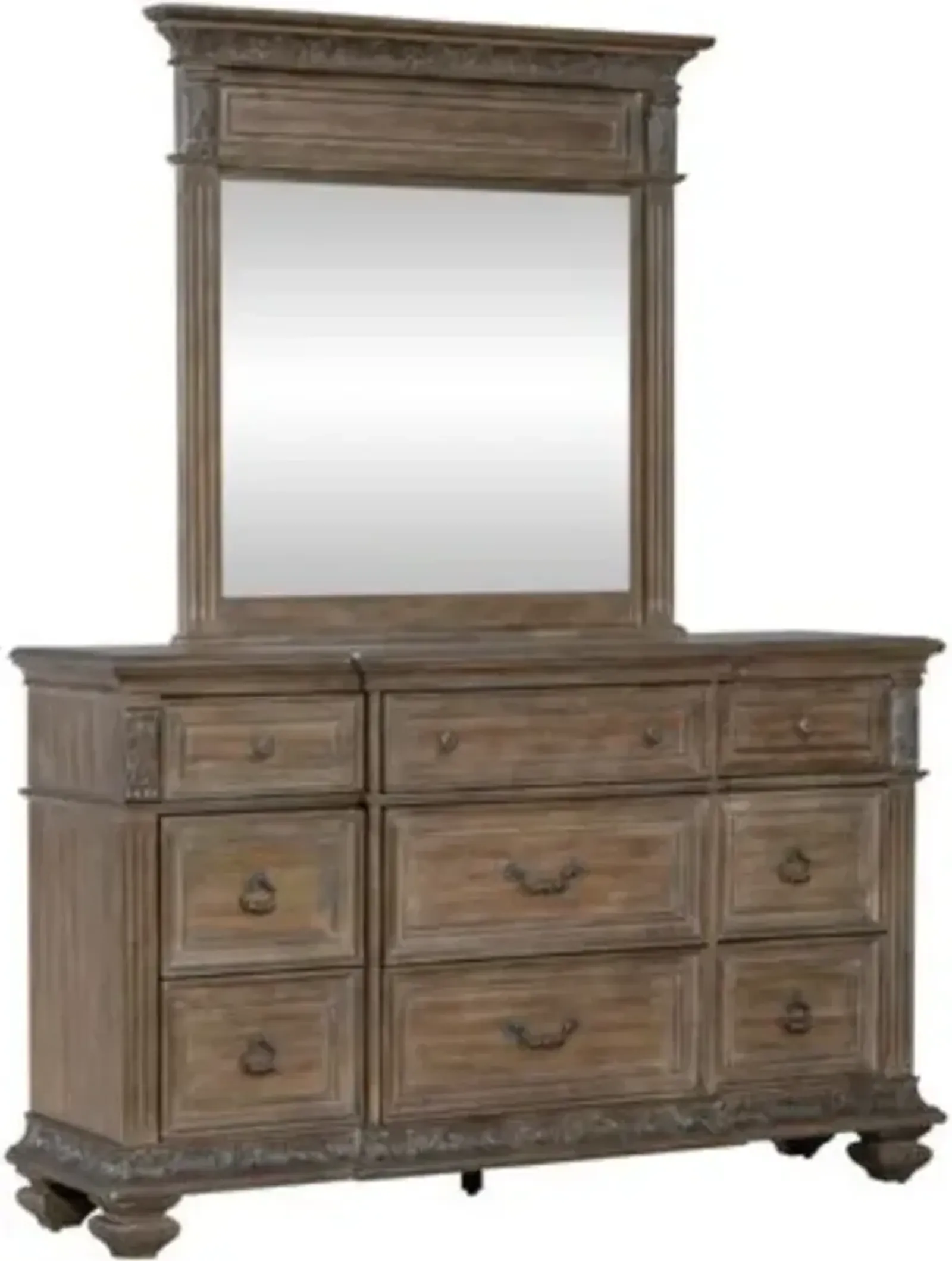 Liberty Furniture Carlisle Court Chestnut Dresser with Mirror