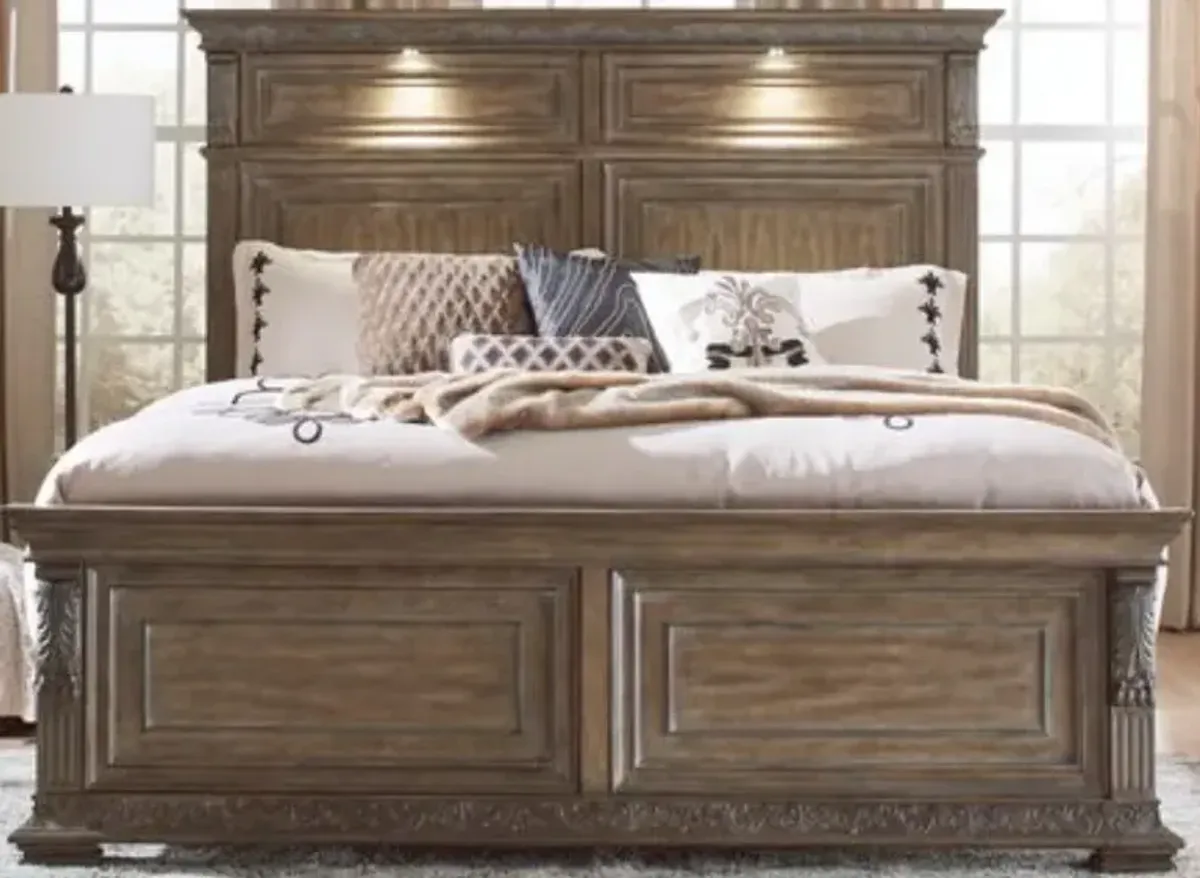 Liberty Furniture Carlisle Court Chestnut King Panel Bed