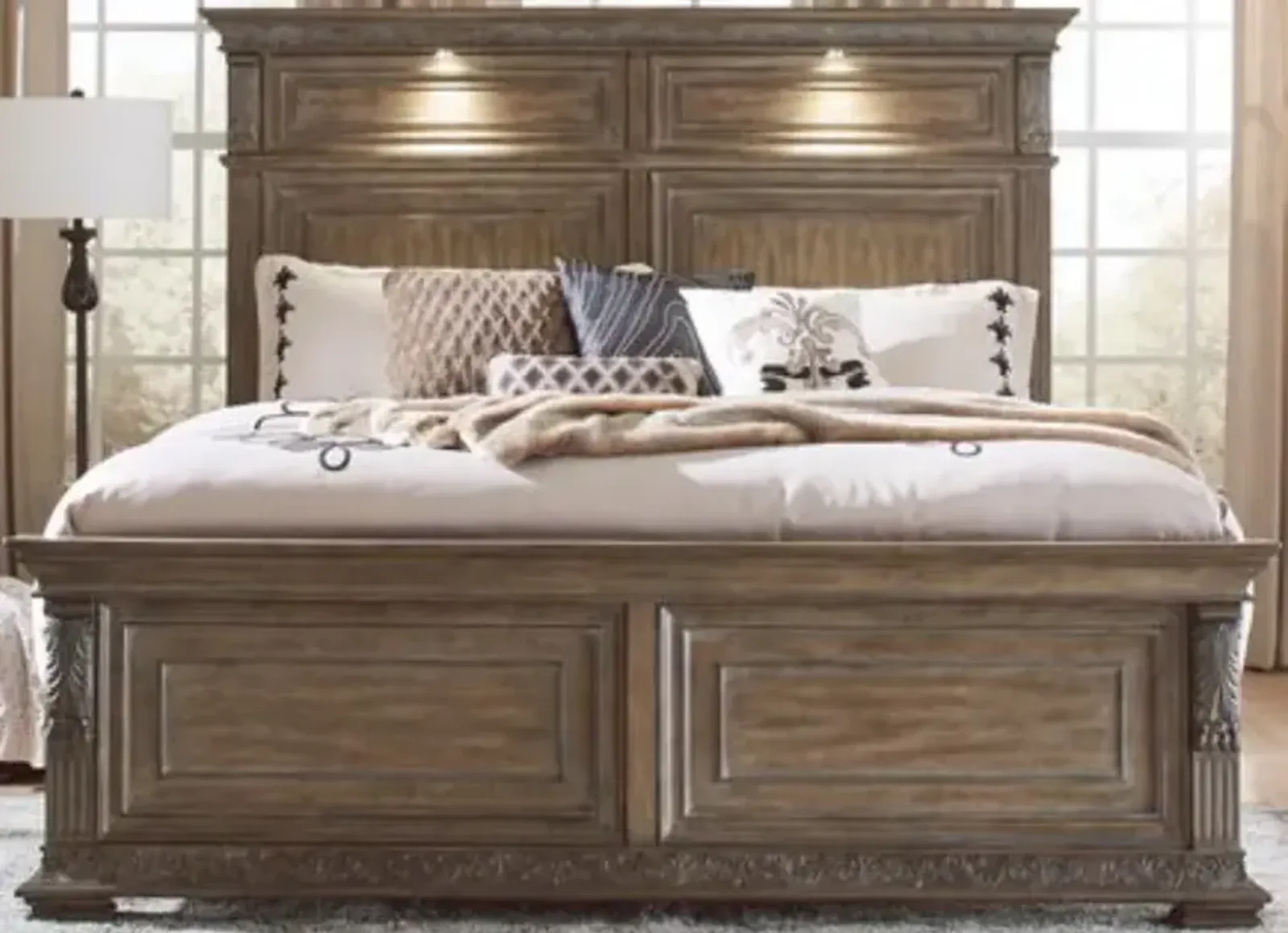 Liberty Furniture Carlisle Court Chestnut Queen Panel Bed