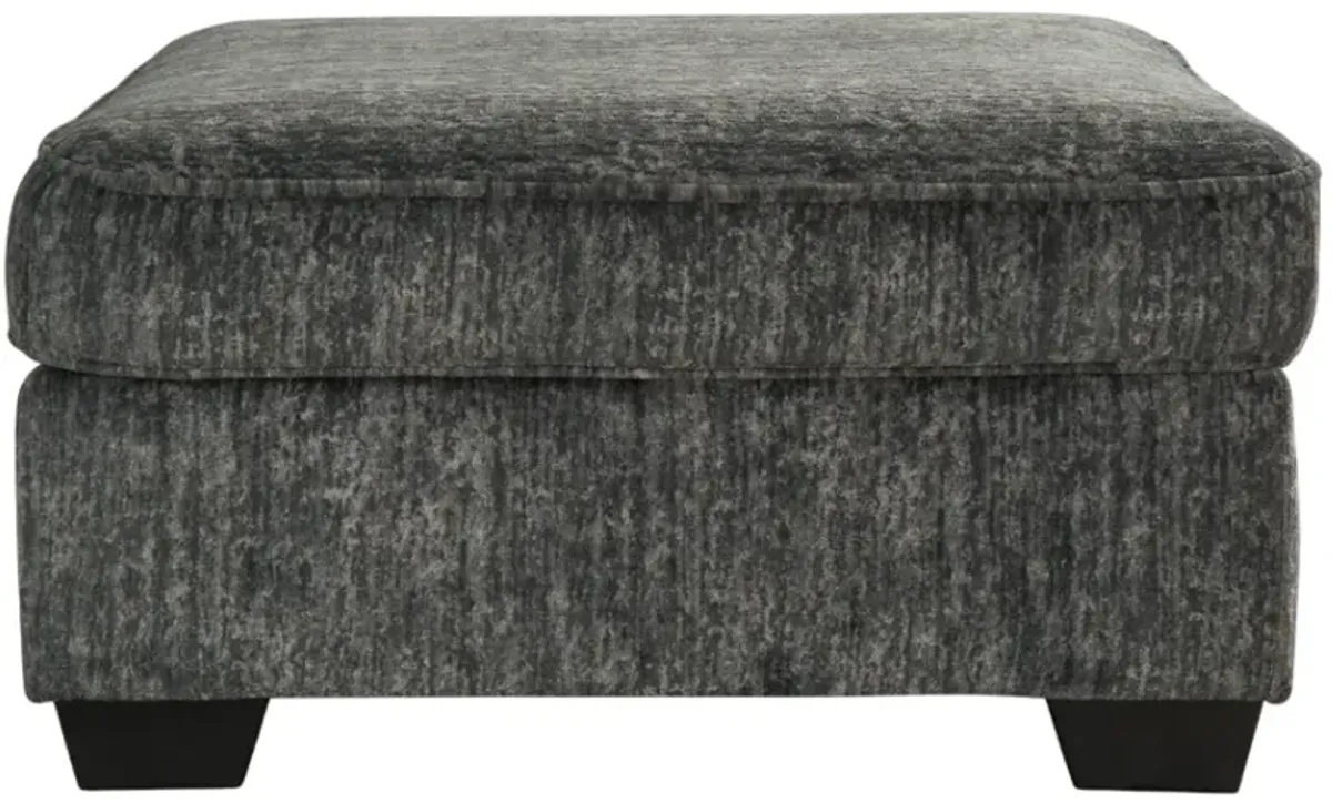 Signature Design by Ashley® Lonoke Gunmetal Oversized Accent Ottoman