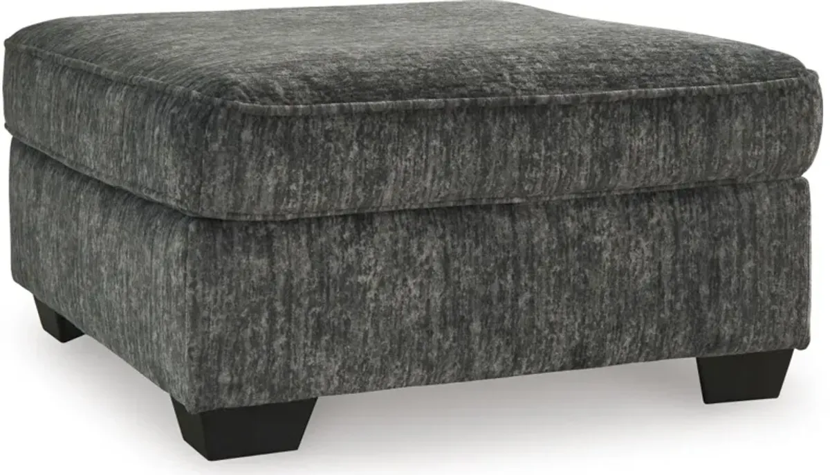 Signature Design by Ashley® Lonoke Gunmetal Oversized Accent Ottoman