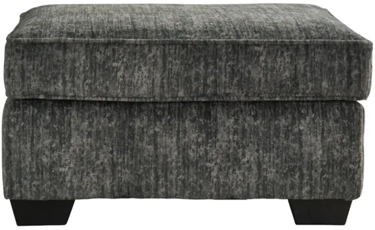 Signature Design by Ashley® Lonoke Gunmetal Accent Ottoman