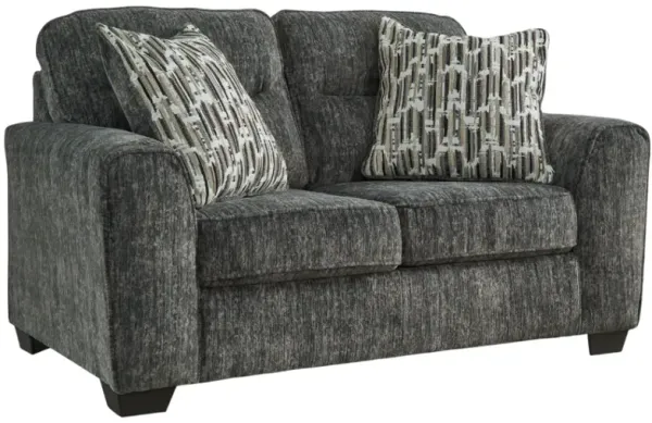 Signature Design by Ashley® Lonoke Gunmetal Loveseat