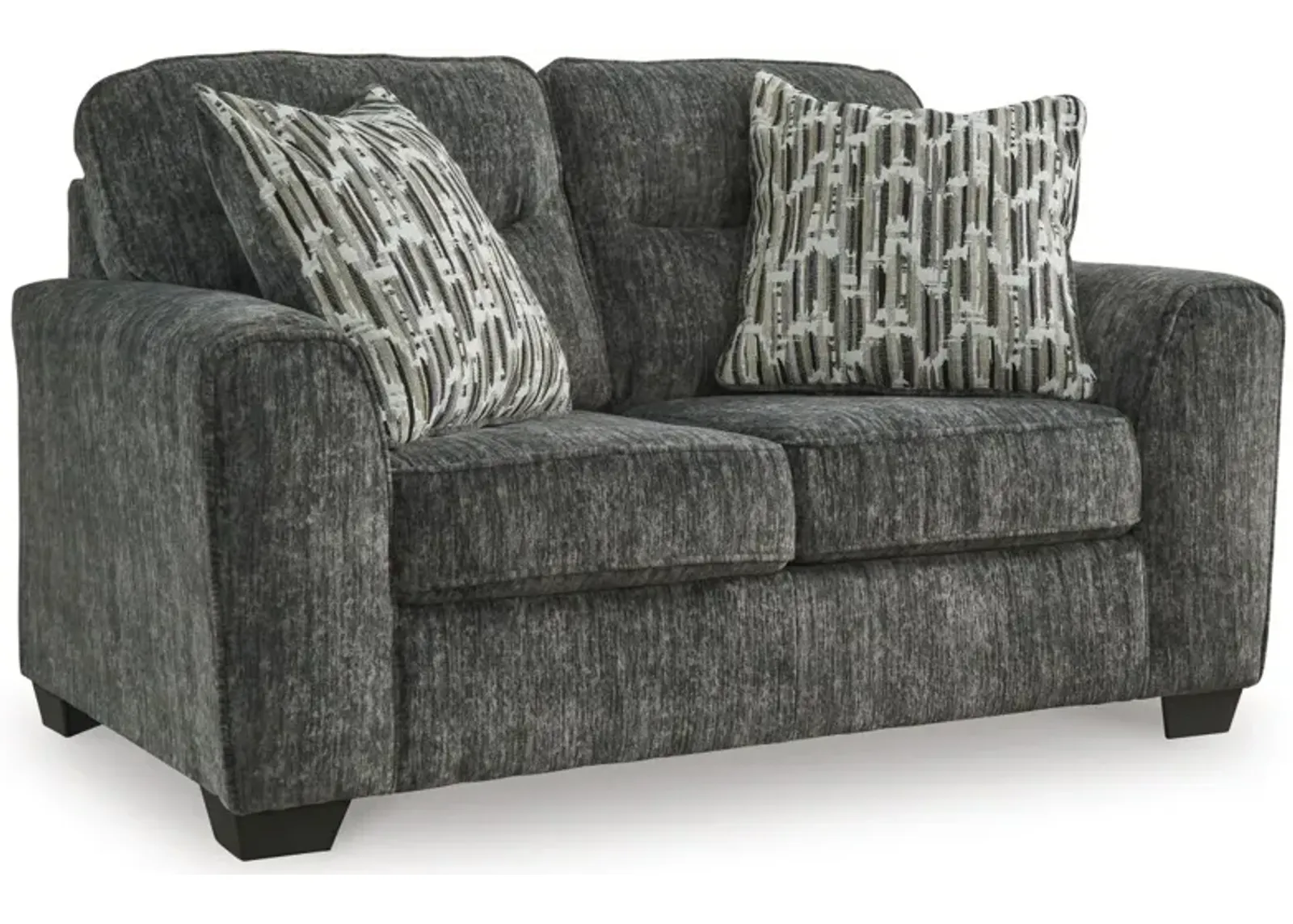 Signature Design by Ashley® Lonoke Gunmetal Loveseat