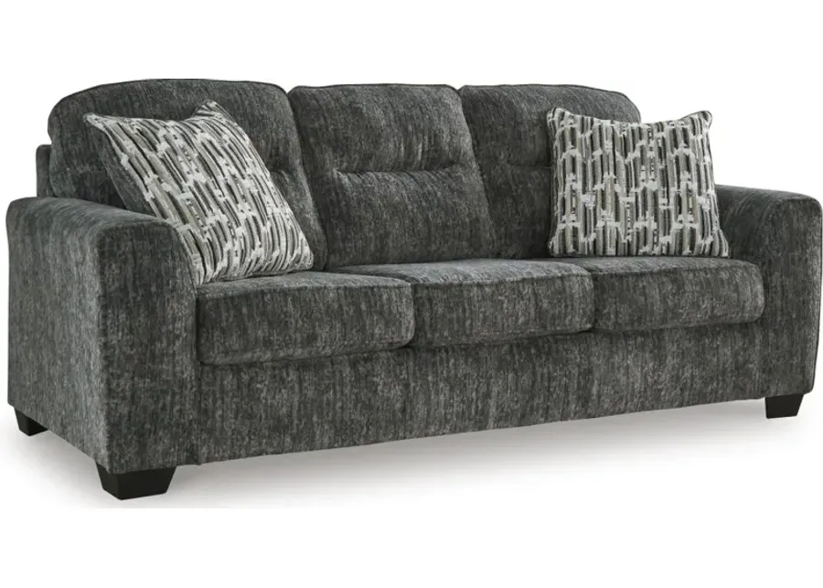 Signature Design by Ashley® Lonoke Gunmetal Sofa