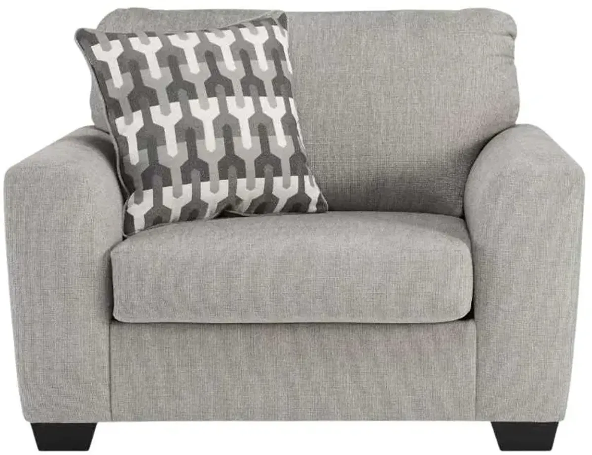 Signature Design by Ashley® Avenal Park Flannel Chair and a Half
