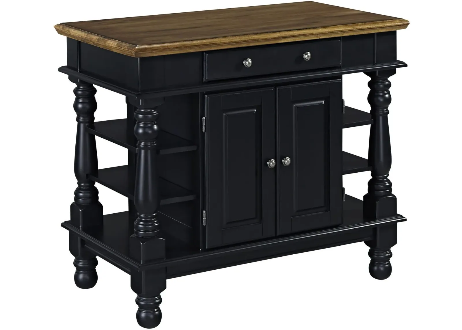 homestyles® Americana Black Kitchen Island