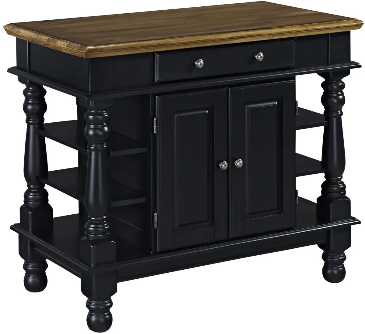 homestyles® Americana Black Kitchen Island