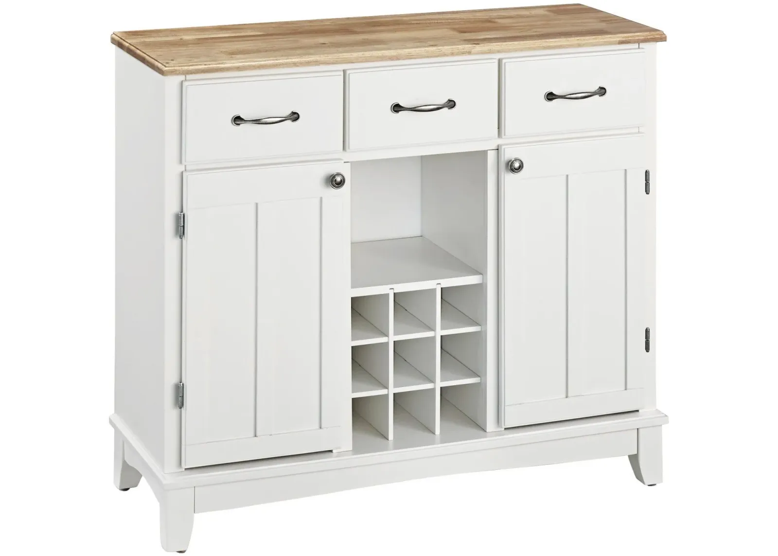 homestyles® Buffet Of Buffets Natural Wood/White Server