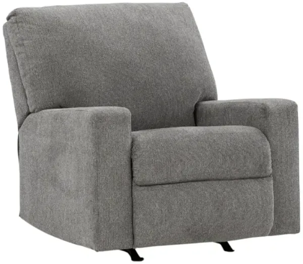 Signature Design by Ashley® Deltona Graphite Manual Rocker Recliner