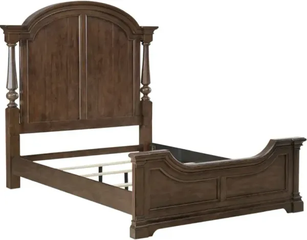 Liberty Furniture Arden Road Satin Cherry King Panel Bed