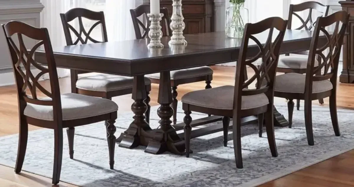 Liberty Furniture Arden Road 7-Piece Satin Cherry Dining Set