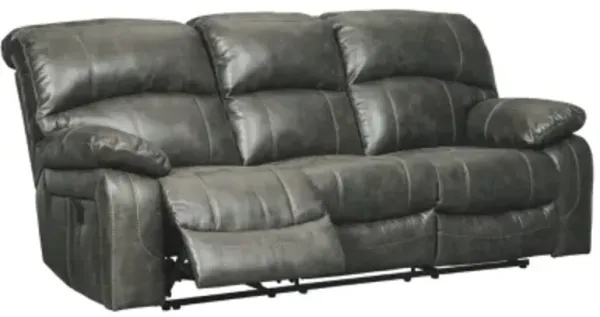 Signature Design by Ashley® Dunwell Power Recliner Sofa with Adjustable Headrest