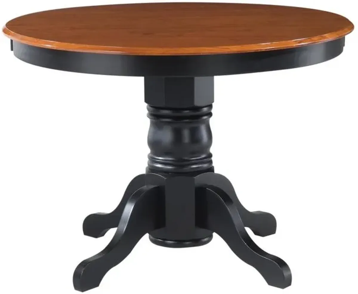 homestyles® Bishop Black Pedestal Table