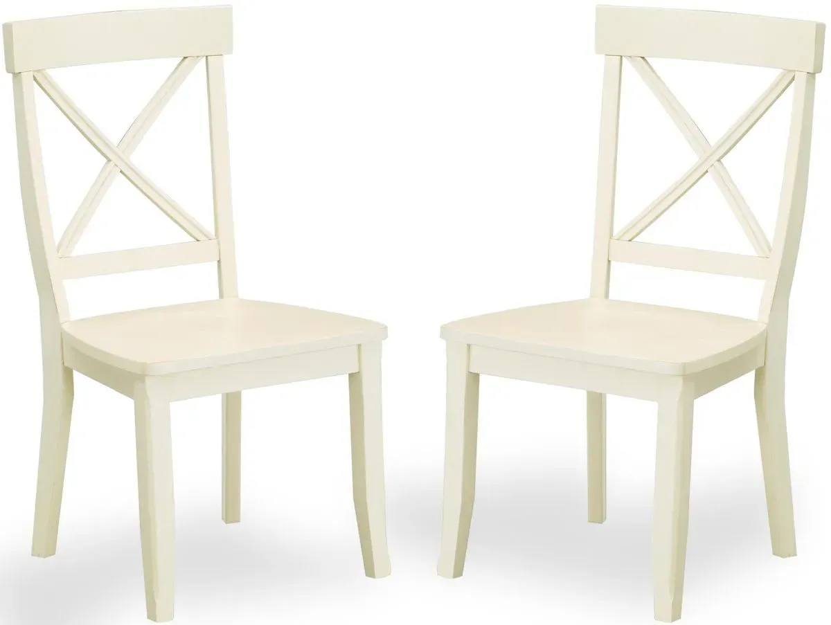 homestyles® Warwick Off-White Side Chair