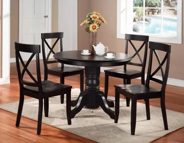 homestyles® Blair 5-Piece Black Dining Set 