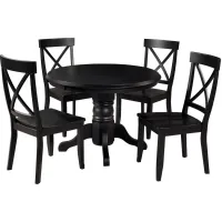 homestyles® Blair 5-Piece Black Dining Set 