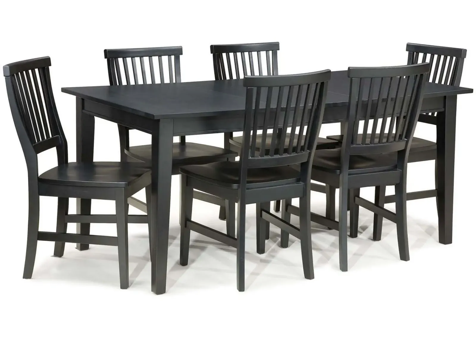 homestyles® Arts & Crafts 7-Piece Black Dining Set