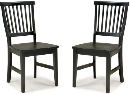 homestyles® Arts & Crafts 2-Piece Black Chair