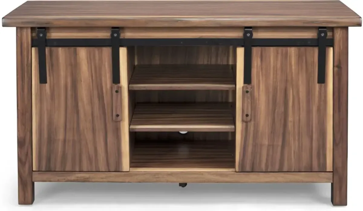 homestyles® Forest Retreat Brown Entertainment Console
