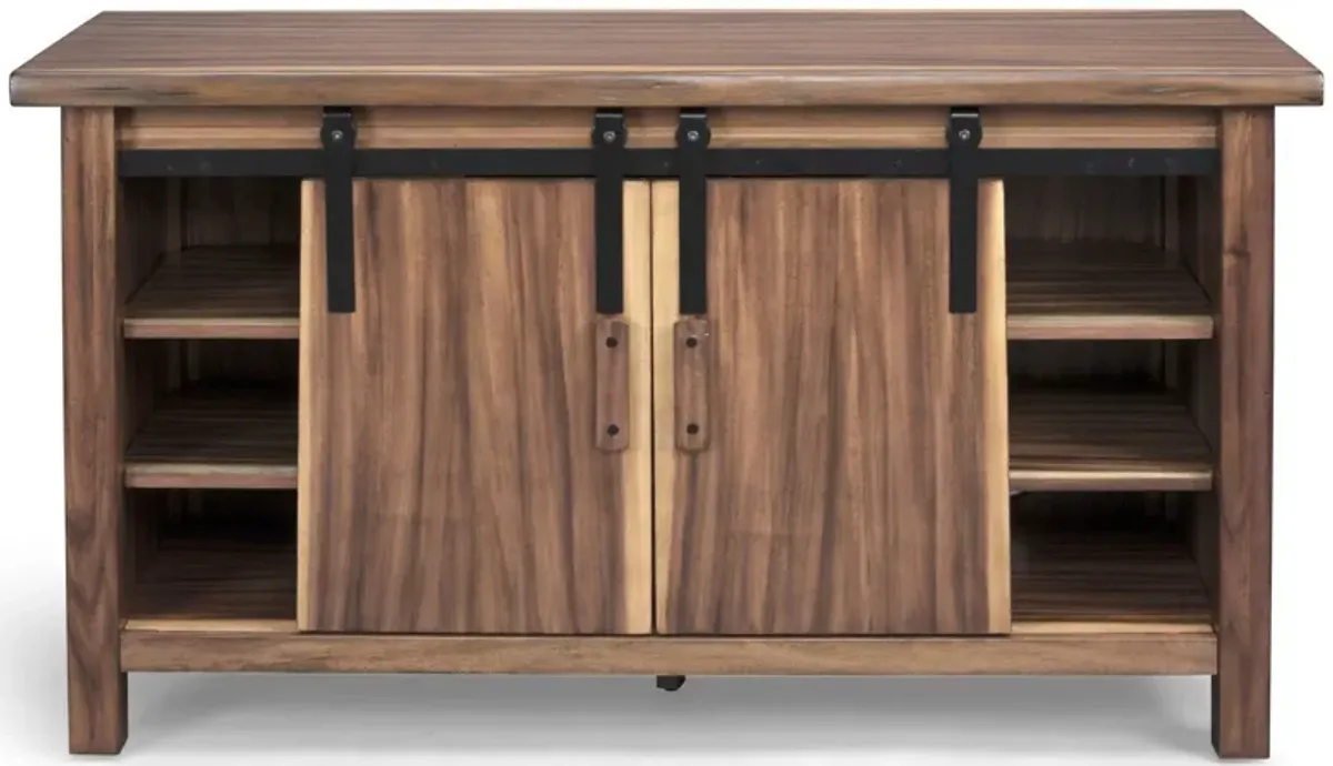 homestyles® Forest Retreat Brown Entertainment Console