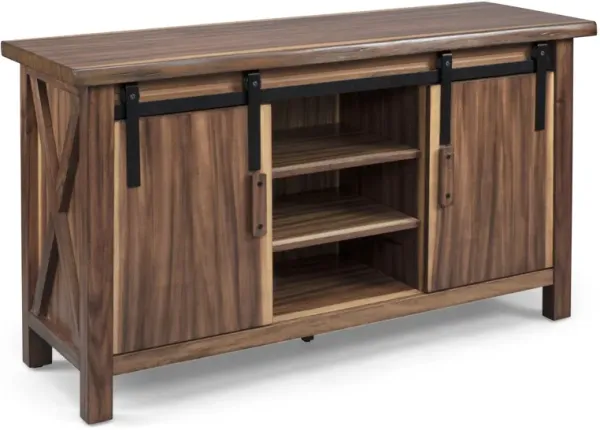 homestyles® Forest Retreat Brown Entertainment Console