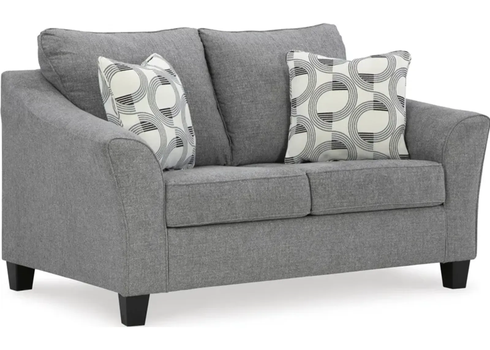 Benchcraft® Mathonia Smoke Loveseat