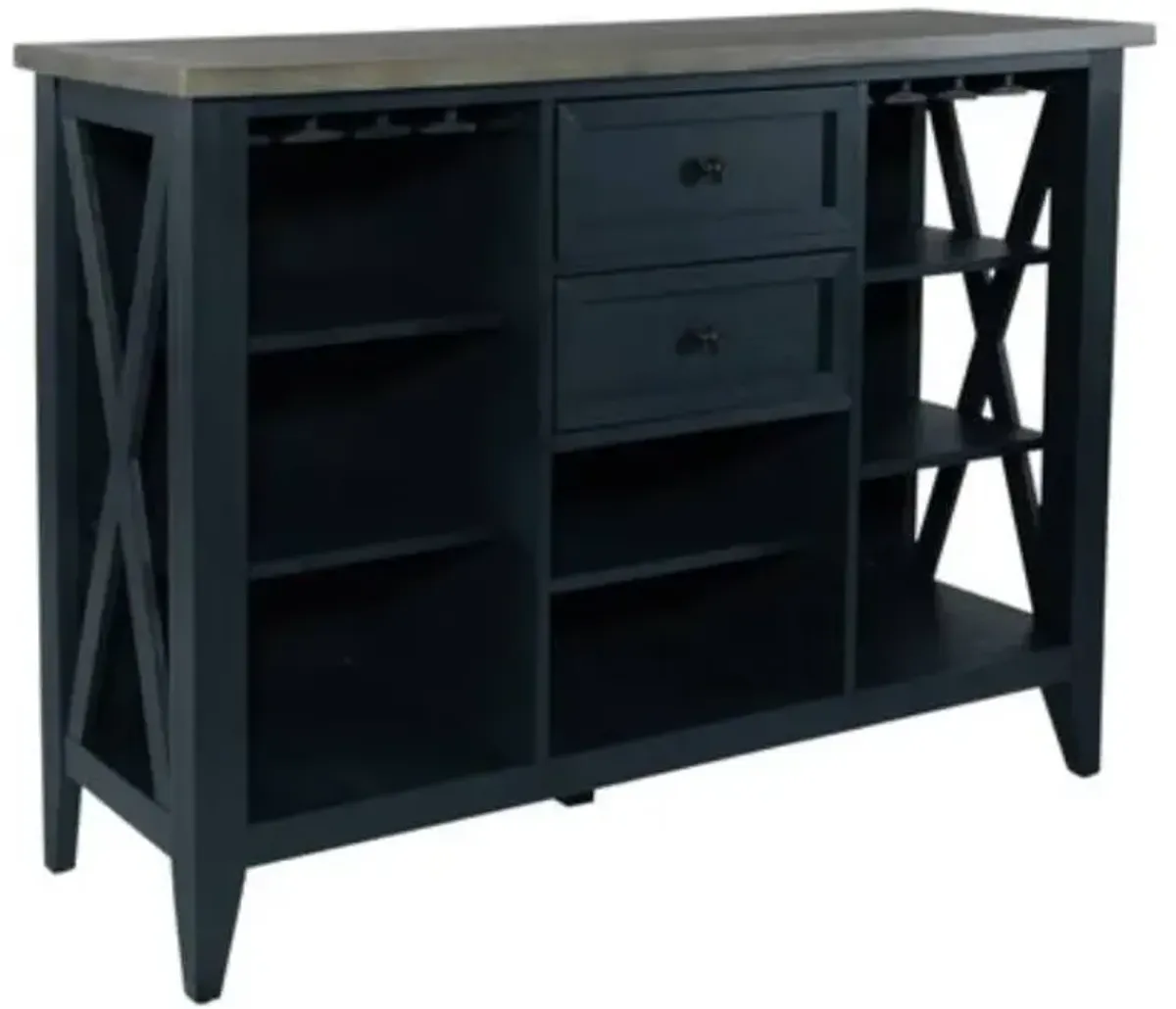 Liberty Furniture Lakeshore Navy Server