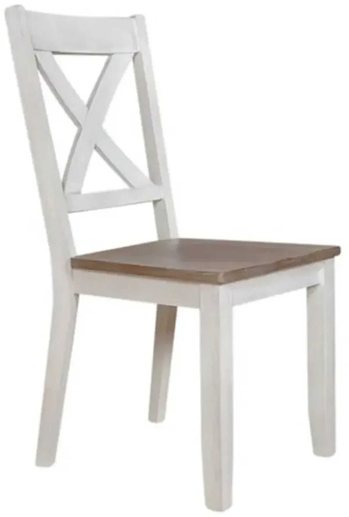 Liberty Furniture Lakeshore White X Back Side Chair - Set of 2