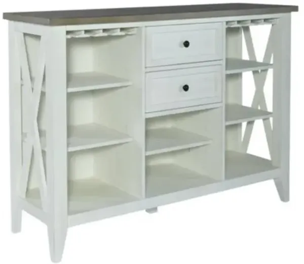 Liberty Furniture Lakeshore White Server