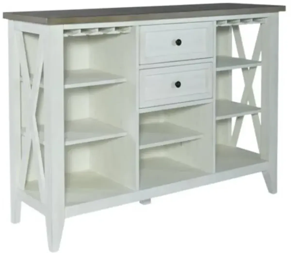 Liberty Furniture Lakeshore White Server