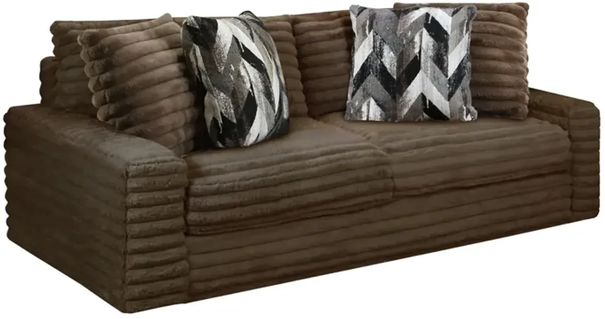 Style Line Serene Chocolate Loveseat