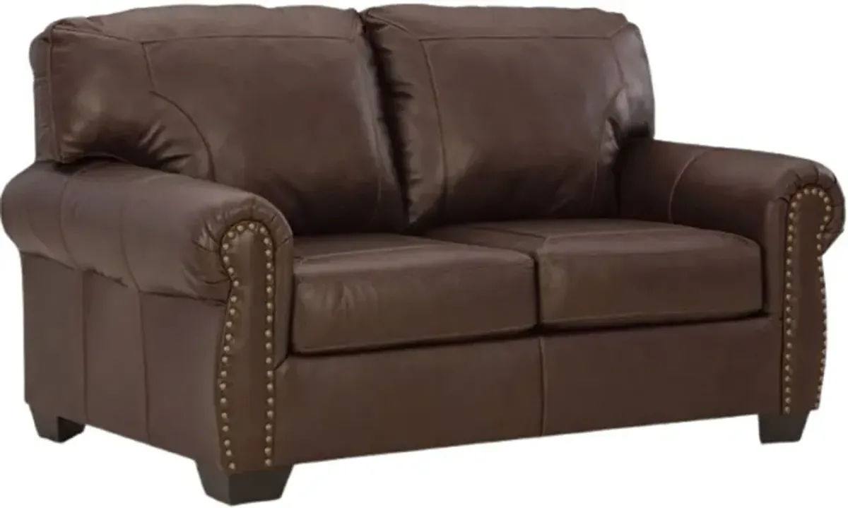 Signature Design by Ashley® Colleton Dark Brown Loveseat