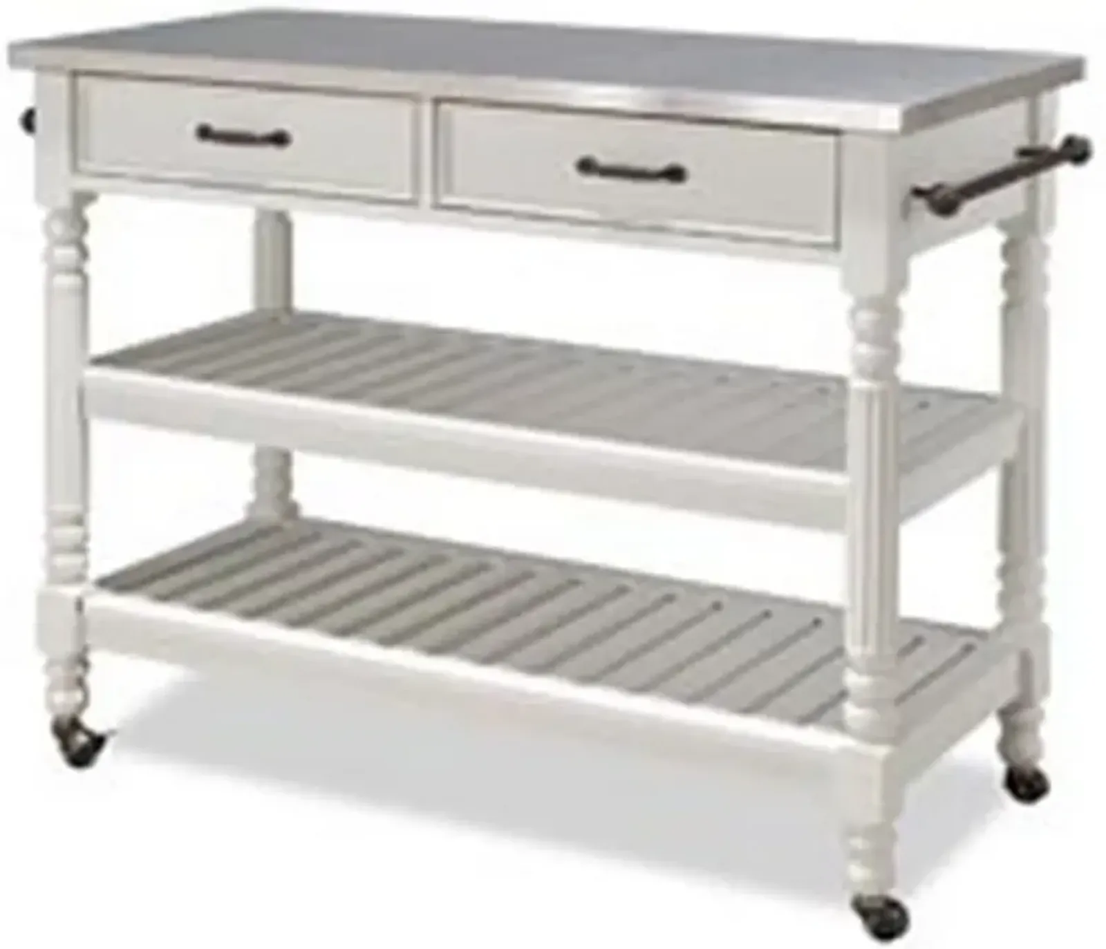 homestyles® General Line Off-White Kitchen Cart