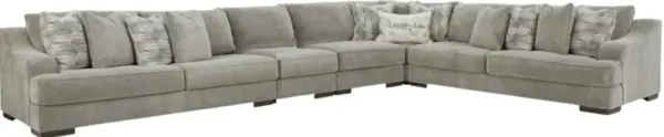 Signature Design by Ashley® Bayless 5-Piece Smoke Sectional