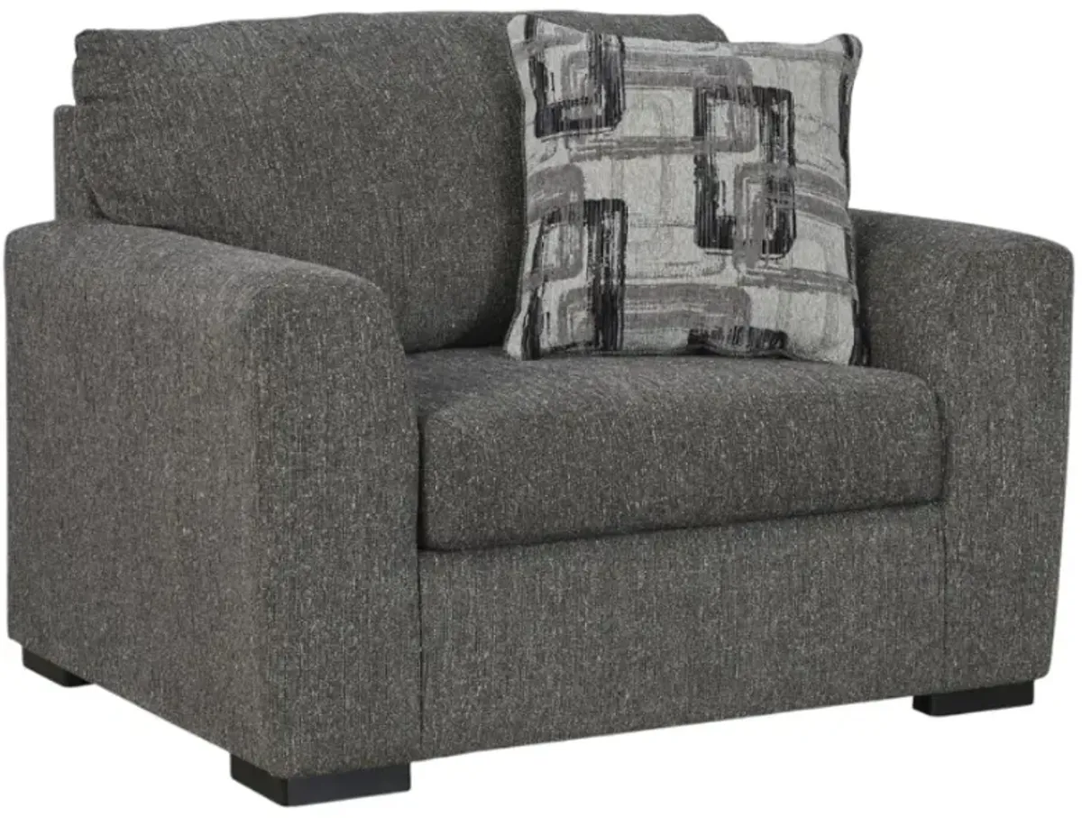 Signature Design by Ashley® Gardiner Pewter Chair and a Half