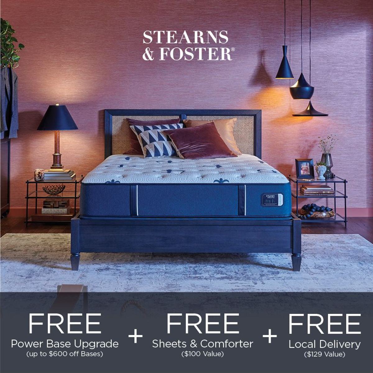 Stearns & Foster® Studio Wrapped Coil Medium Tight Top Queen Mattress